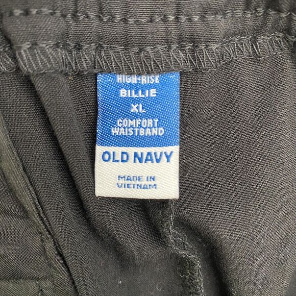 NWT Old Navy Black Pants Billie High Rise Ankle Pull On Pockets Womens XL - Picture 10 of 12